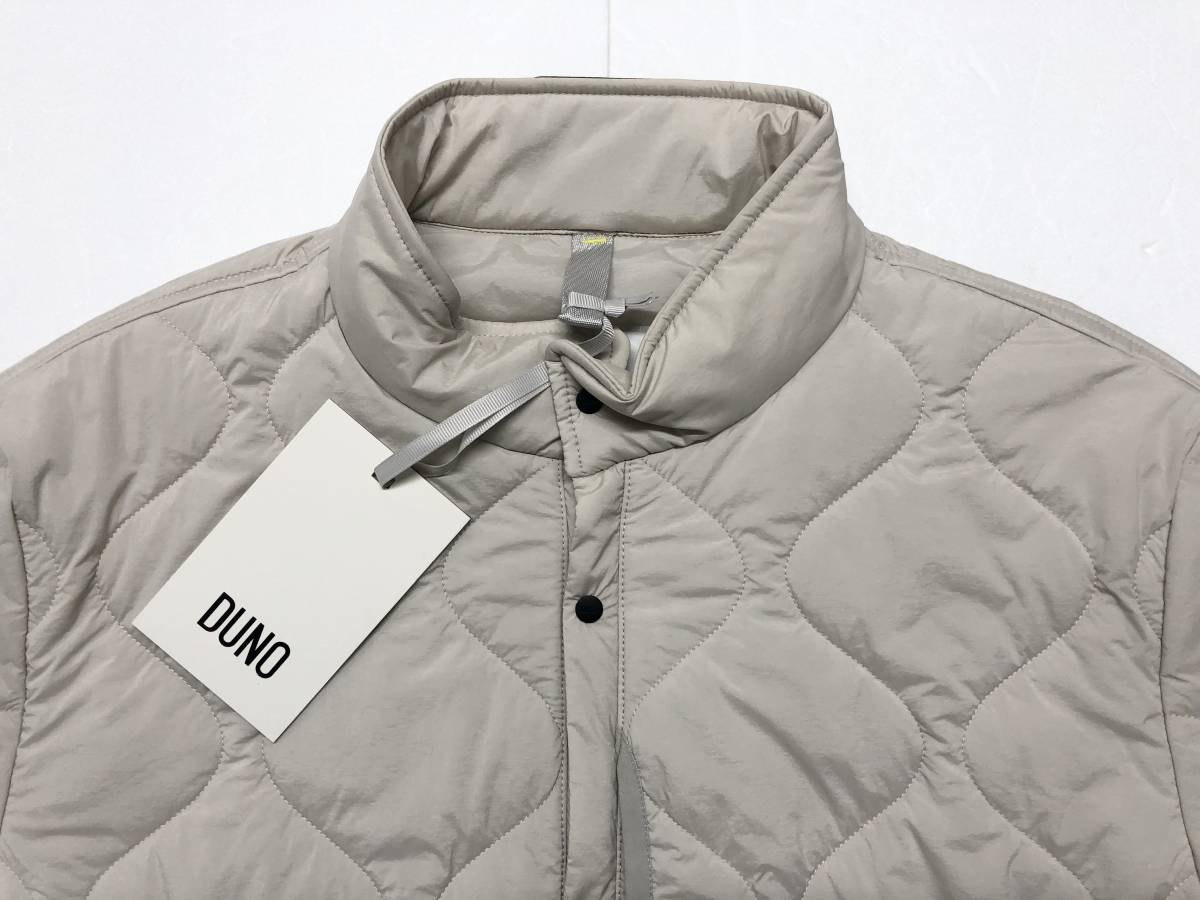 ○★新品未使用 DUNO (デュノ) パデットジャケット 50(Lサイズ相当) ベージュ系★○