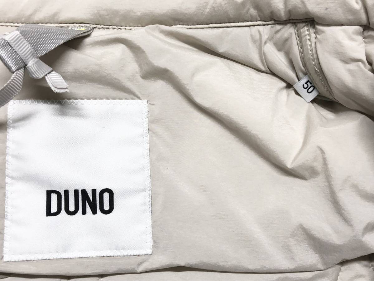 ○★新品未使用 DUNO (デュノ) パデットジャケット 50(Lサイズ相当) ベージュ系★○