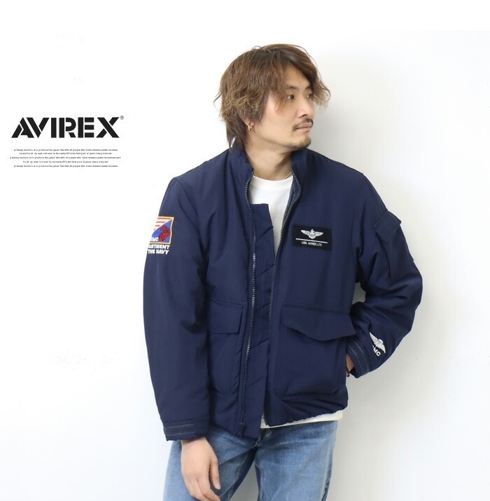 ○★新品 未使用 AVIREX アヴィレックス 中綿 アウター L ブルゾン USMC 