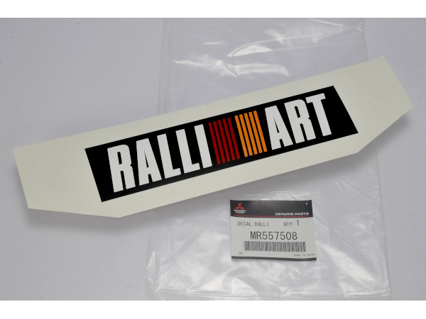  Mitsubishi original Lancer Evolution 5 Lancer Evolution V decal sticker tomimaki tommi makinen RALLIART Ralliart MR557508