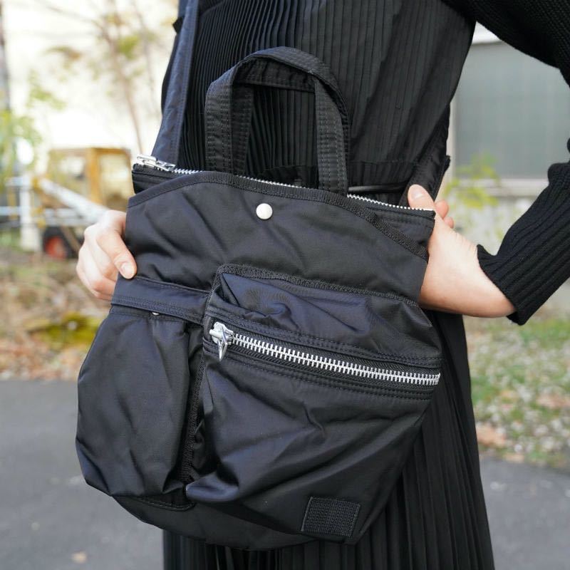 【美品】sacai x PORTER / Pocket Bag　NAVY 吉田カバン ポーター ショルダーバッグ _画像7