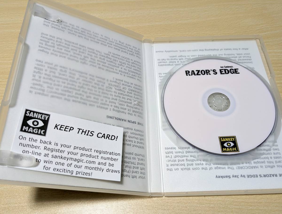 【DVD】RAZOR'S EDGE Jay Sankey's　 海外マジック_画像3