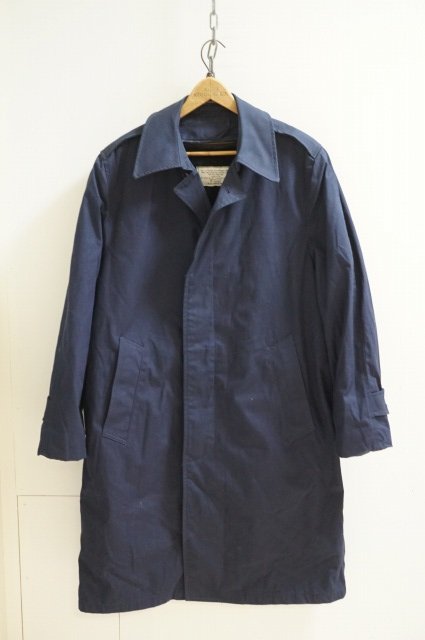 ◆ヴィンテージ US NAVY ステンカラー ALL WEATHER コート 36Ｓ NVY_画像1