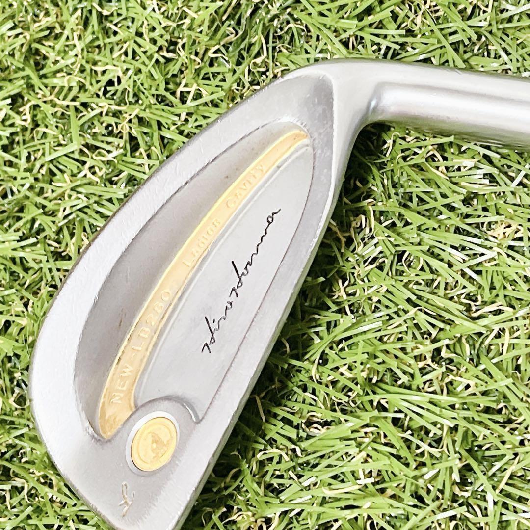 レディース ホンマ HONMA 本間 NEW LB-280 CAVITY SPECIAL 24K 24金 四ツ星 ４つ星 金リング チタンニュウム カーボン アイアン セット 右_画像2