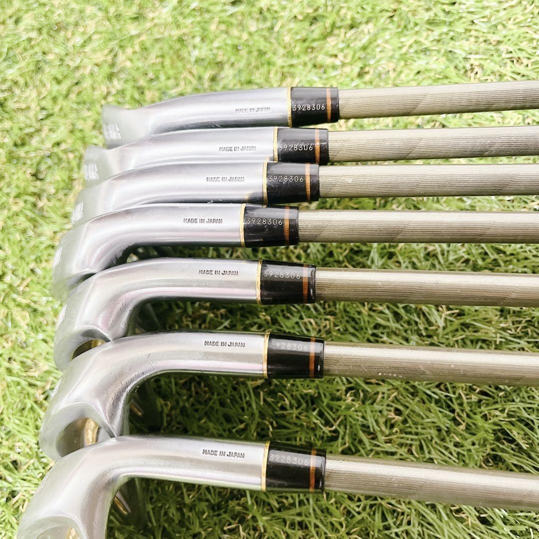 レディース ホンマ HONMA 本間 NEW LB-280 CAVITY SPECIAL 24K 24金 四ツ星 ４つ星 金リング チタンニュウム カーボン アイアン セット 右_画像5