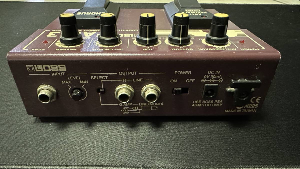 ■BOSS AD-3 エフェクター 完動品■Acoustic Instrument Processor エレアコ プロセッサー■ボス_画像2