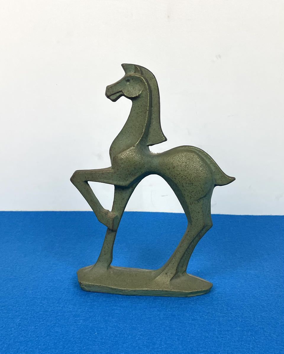 ●Vintage Horse Art Work ヴィンテージ ホース 馬 オブジェ 置物 ミッドセンチュリー モダン ポップ ビンテージ ブロンズ レトロ●_画像7