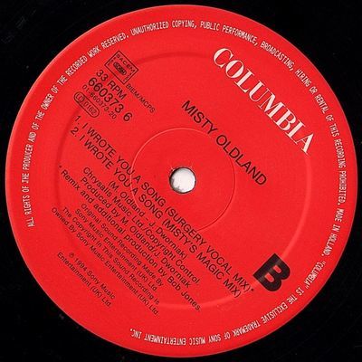 【□43】Misty Oldland/I Wrote You A Song/12''/DJ KIYO収録/'90s UK Soul/Soulshock & Karlin/Soulpower Productions_画像3