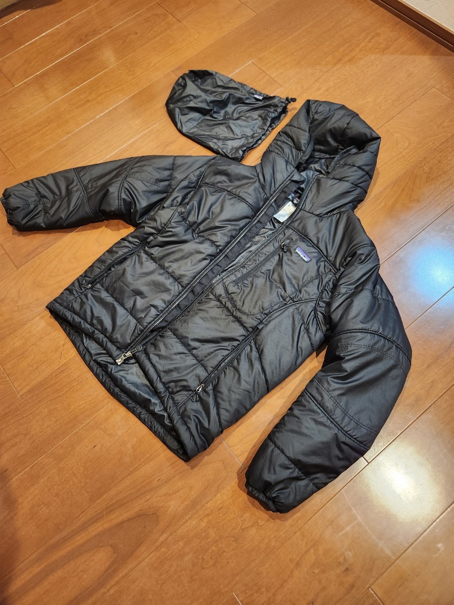 付属袋付き完品　パタゴニア ダスパーカ patagonia ダウンセーター ダウン ジャケット XS 黒 ブラック マットブラックダスパーカー　レア _画像1