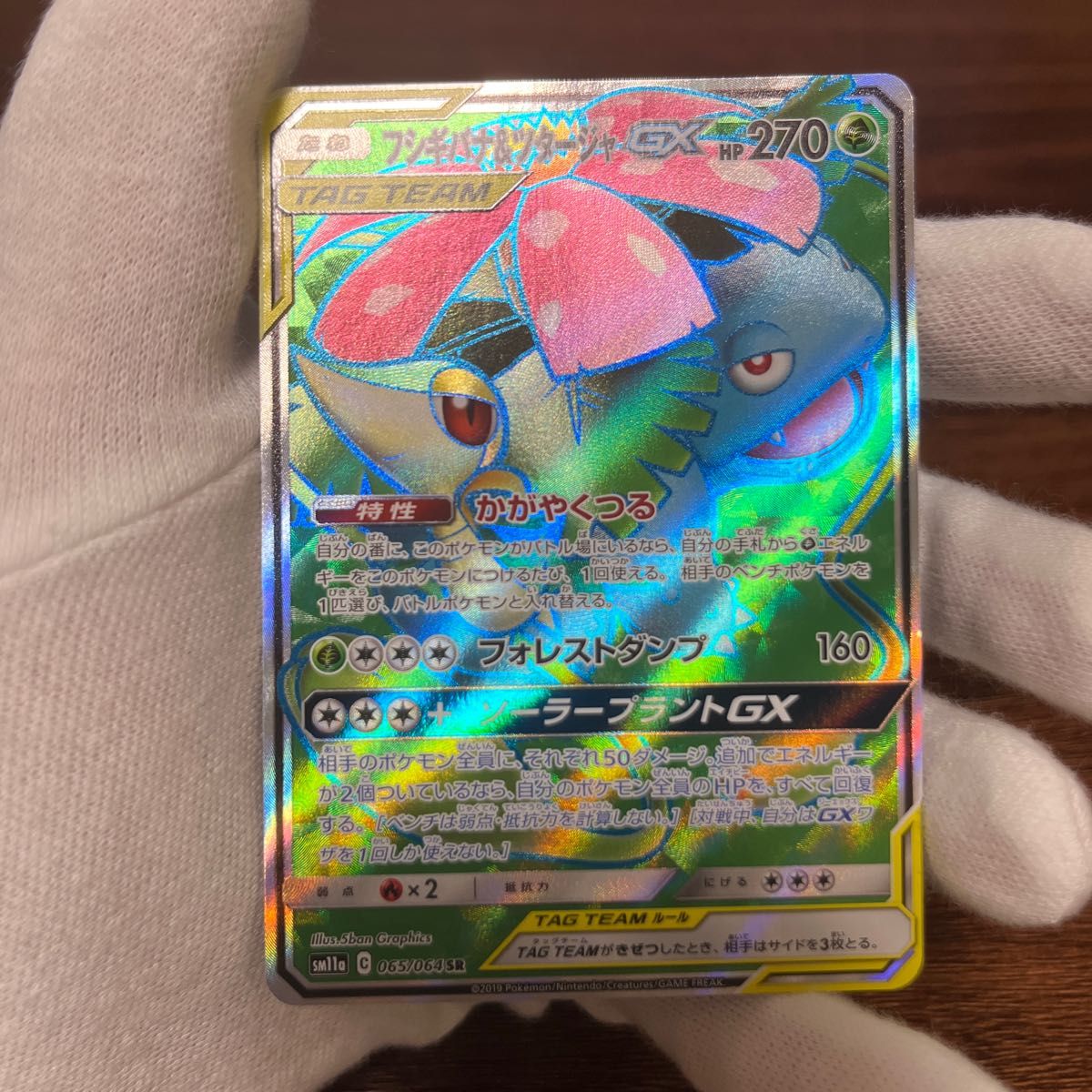 ポケモンカード フシギバナ&ツタージャgx SR タッグチーム ポケモンカード フシギバナ&ツタージャgx SR タッグチーム
