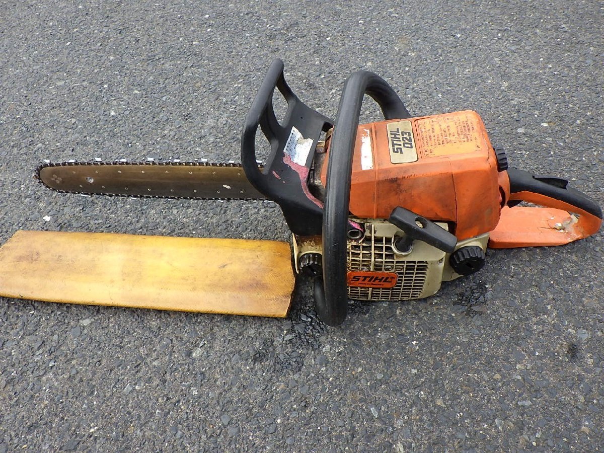スチール チェーンソー 023 STIHL エンジン 切断機 木工用 林業 中古品 231007kc