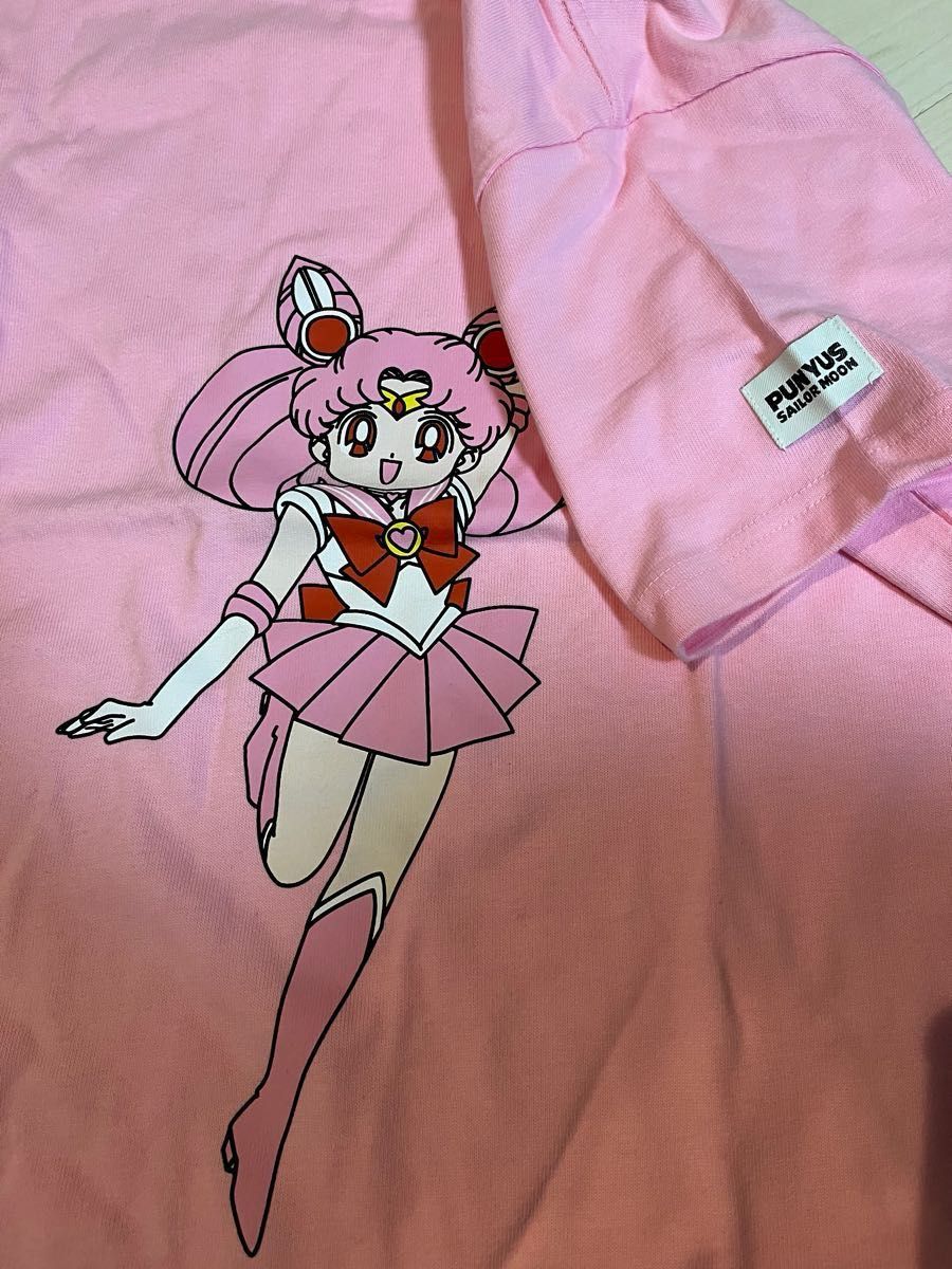 【新品！限定品！】PUNYUS プニュズ セーラームーン ちびうさ Tシャツ ピンク サイズ2 LL 2L 3L 半袖Tシャツ