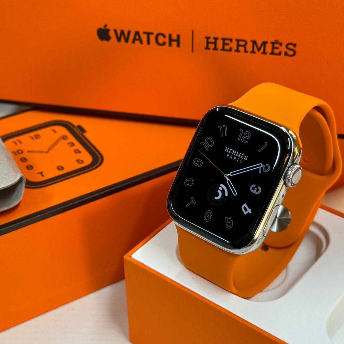 美品 Apple watch エルメス シリーズ5 アップルウォッチ HERMES