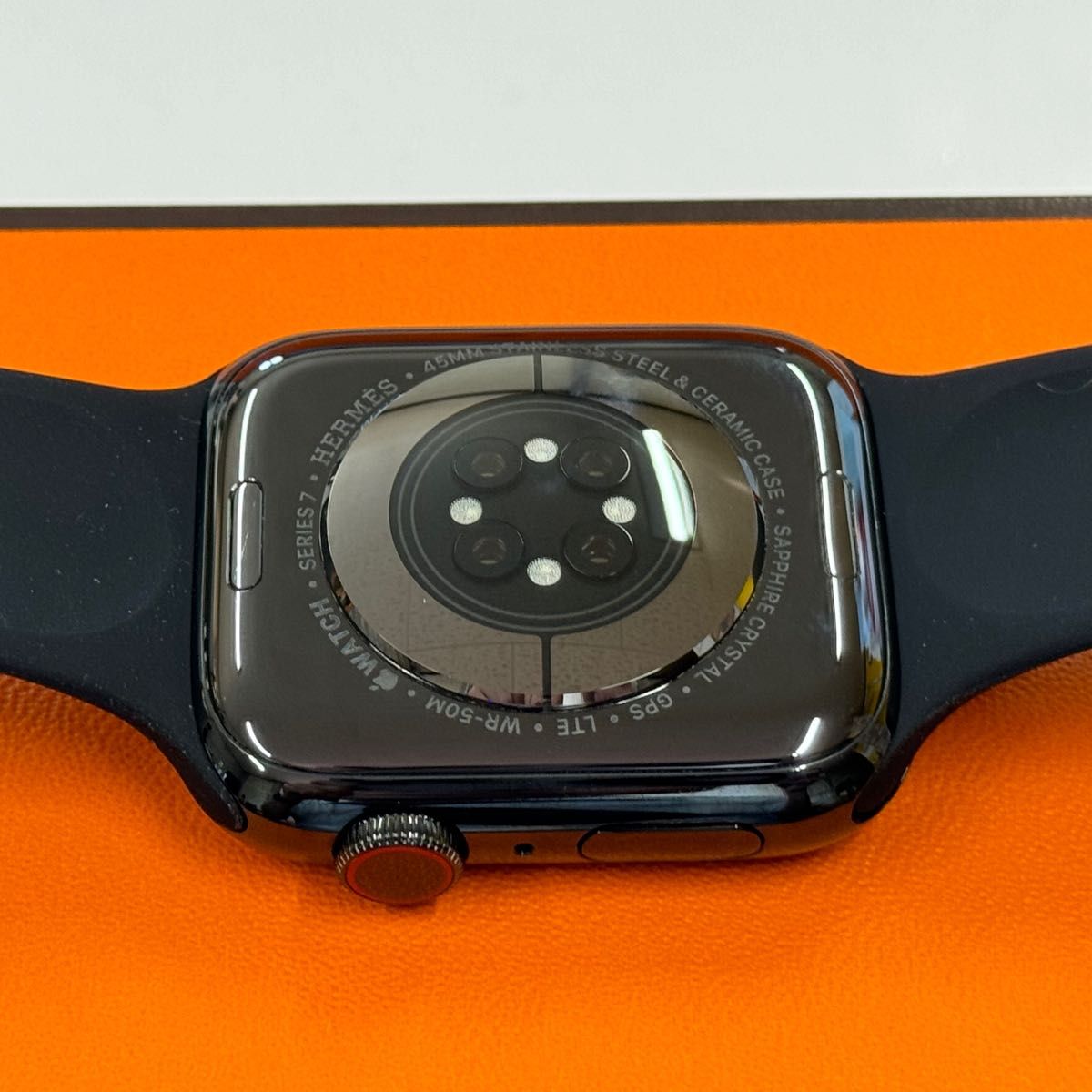 ☆即決 美品 Apple Watch series7 HERMES 45mm アップルウォッチ エルメス 黒 212