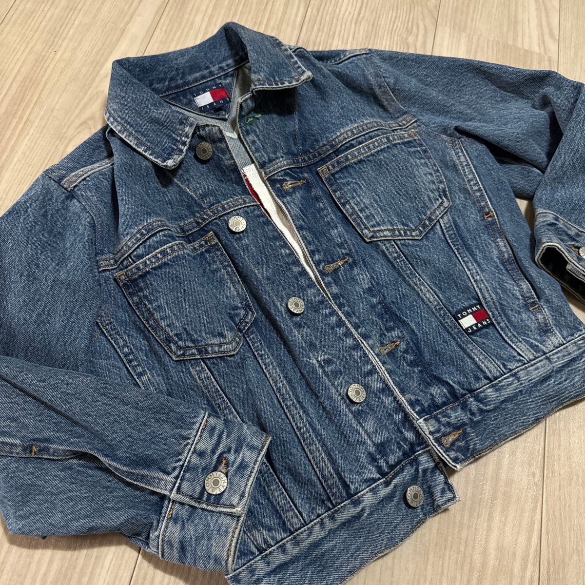 TOMMY キッズ　　TOMMY JEANS 128 デニムジャケット　Gジャン　トミージーンズ　トミー