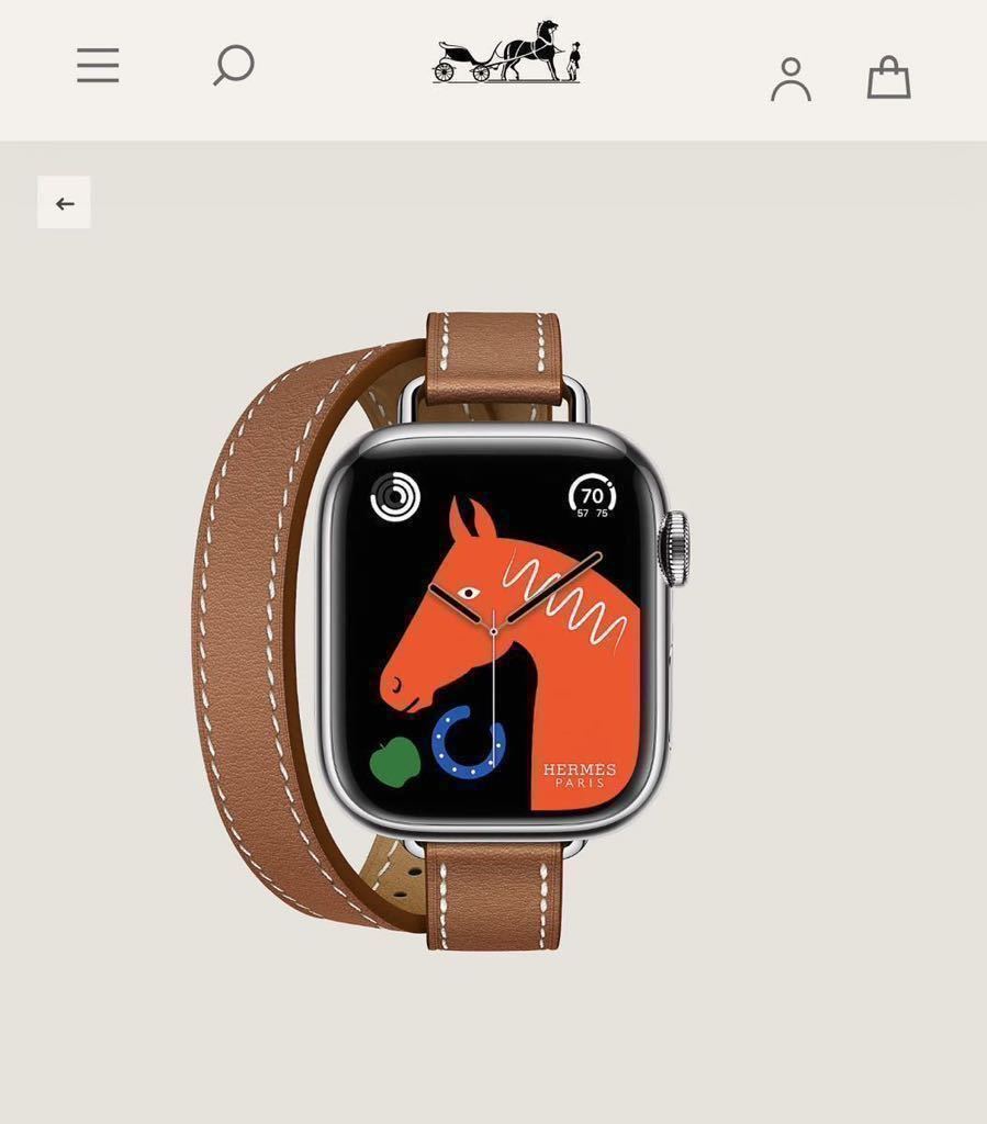 世界の 【極美品】Apple Watch Herms Series8 41 mm／ストラップ未使用