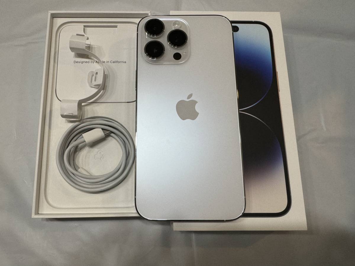 超美品】iPhone 14 Pro Max 512GB シルバー SIMフリー 日本国内 超美品】iPhone 14 Pro Max 512GB シルバー SIMフリー 日本国内