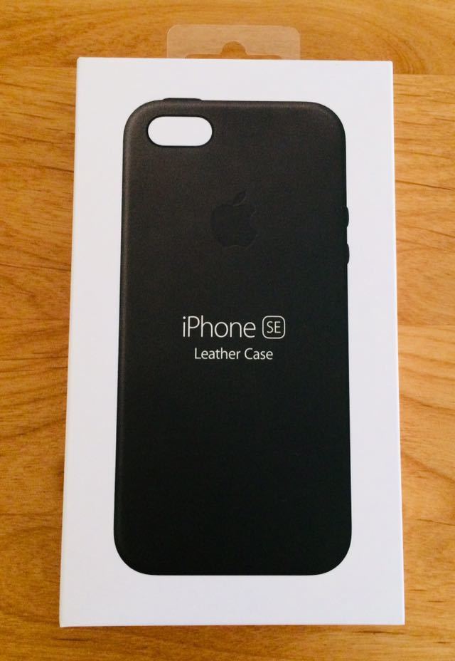 Apple アップル 純正 Iphone 5 5s Se 用 カバー レザーケース Black 黒 Iphone5 ケース