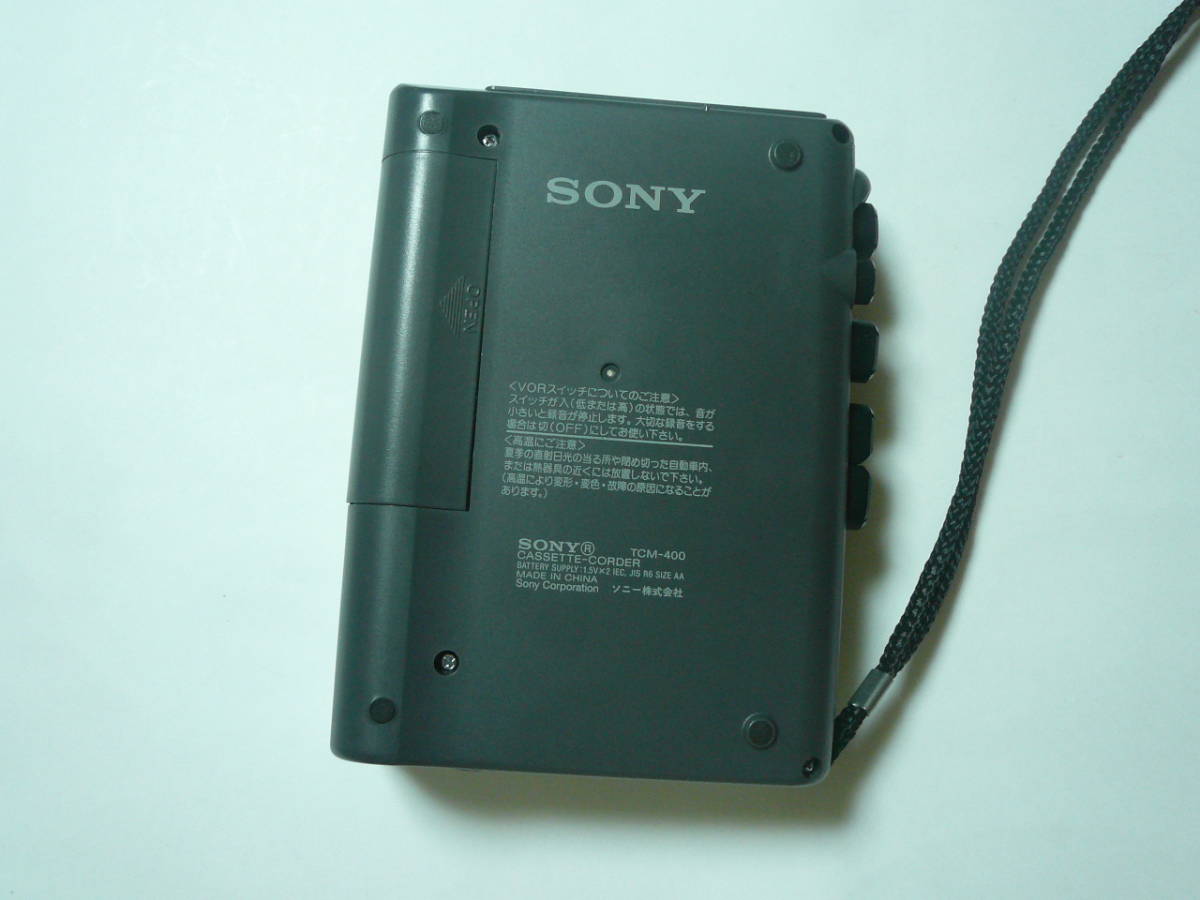 SONY カセットレコーダー TCM-400 ★動作品の画像6