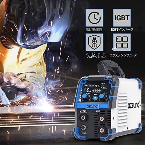 # free shipping #AZZUNO semi-automatic welding machine 135 MIG/MMA/LIFT TIG non gas welding machine 100V 135A flux entering wire 