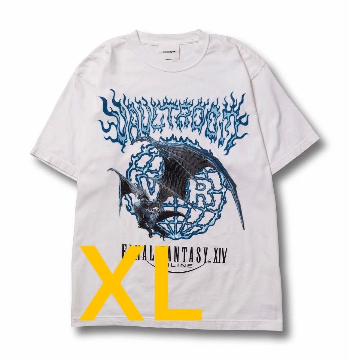 XLサイズ Vaultroom FFXIV バハムート TEE ファイナルファンタジー ボルトルーム ff14 コラボ Tシャツ