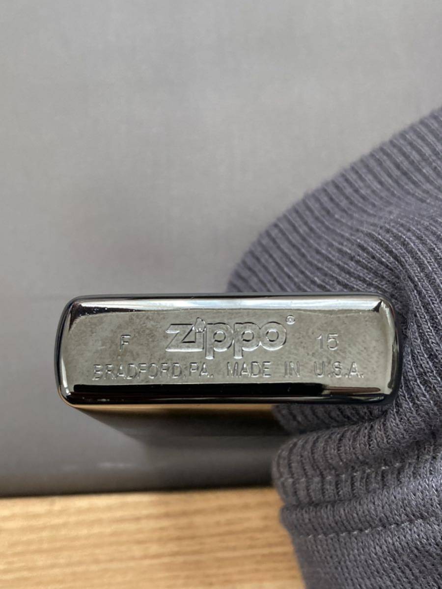 同梱可能 チタン ZIPPO ブラックチタン ジッポー オイルライター ジッポライター 2015年製 ジッポ_画像5