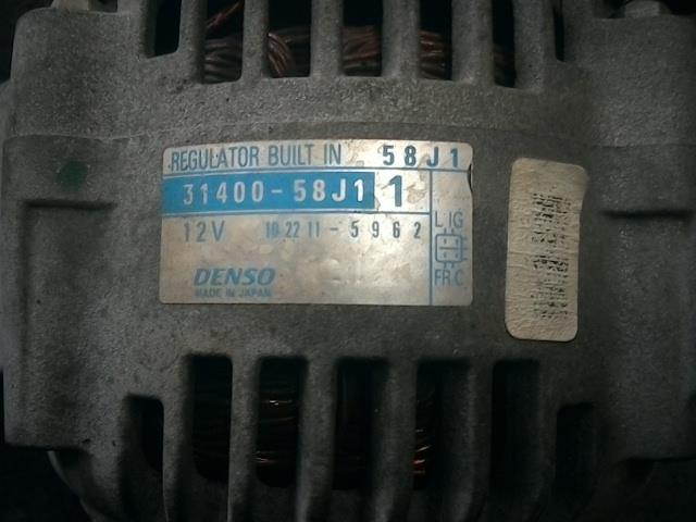 パレット DBA-MK21S オルタネーター 31400-58J21 96584km_画像1