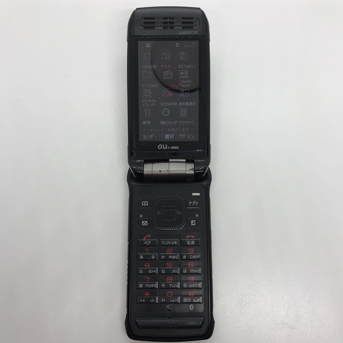 au W62CA カシオ CASIO G'z One タフネス携帯 ガラケー 携帯電話 c39i119sm◯_画像2