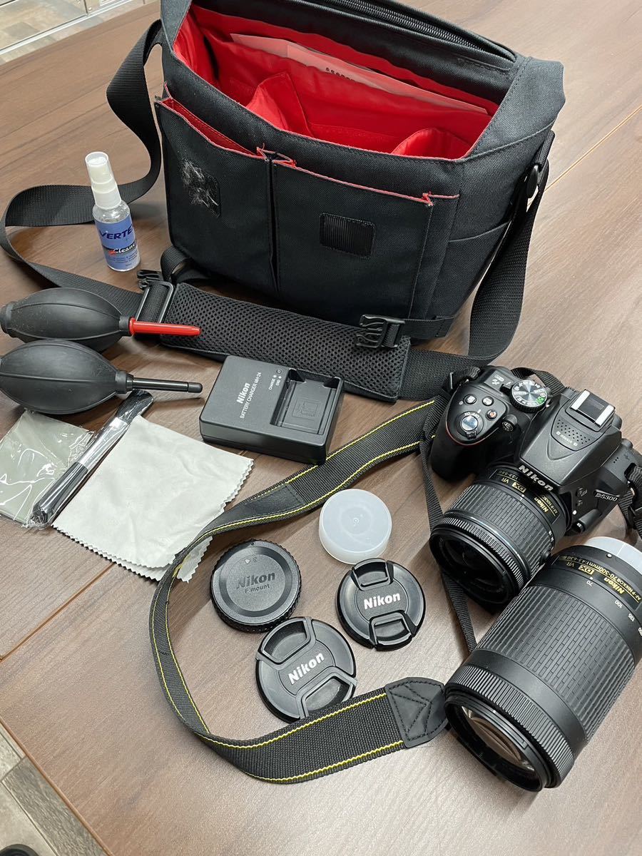 大好き ニコン 一眼レフカメラ D5300 Nikon レンズ付き 18-55mm 動作確認済 70-300mm ニコン 大好き ニコン 一眼レフカメラ D5300 Nikon レンズ付き 18-55mm 動作確認済 70-300mm ニコン