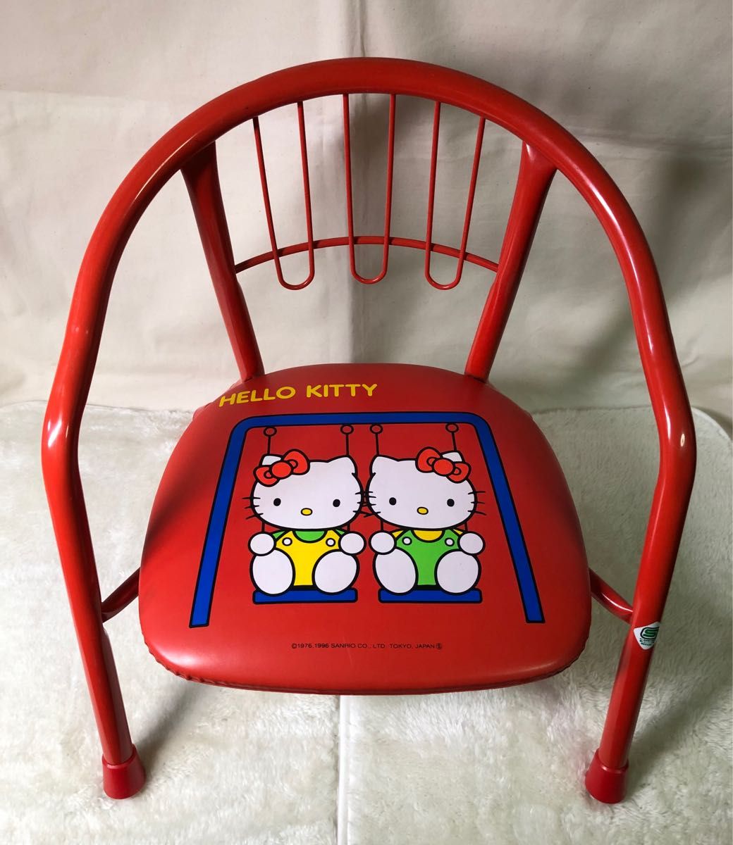 美品 キティちゃん ベビーチェア 1996年製 ハローキティ 美品 キティちゃん ベビーチェア 1996年製 ハローキティ