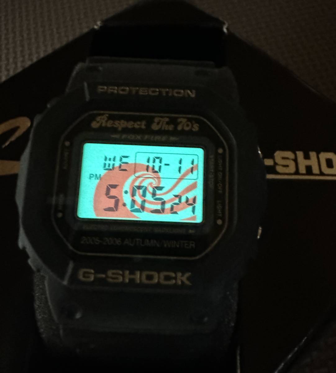 【未使用】G-SHOCK × LARK FREEDOM ラーク Respect The 70's DW-5600 非売品 限定 コラボ_画像9