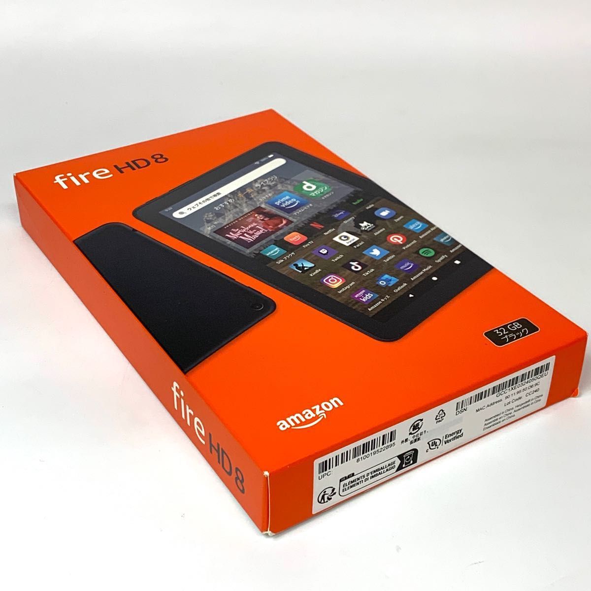 ★新品未開封品/Fire HD 8 タブレット/8インチHDディスプレイ/32GB/ブラック/第12世代(2022年発売)★