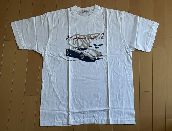 ＜CAR＞第6回 ナショナル・ヒーリー・デイ クラブ Tシャツ Lサイズ 1990年代 日本製 AUSTIN HEALEY オースチン ビッグヒーレーの画像3