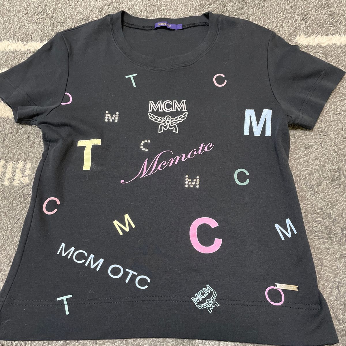 MCM 半袖TシャツL 黒