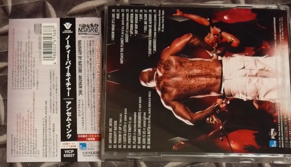 送料無料！中古CD帯あり NAUGHTY BY NATURE / ANTHEM INC. (7th) 検:_画像2