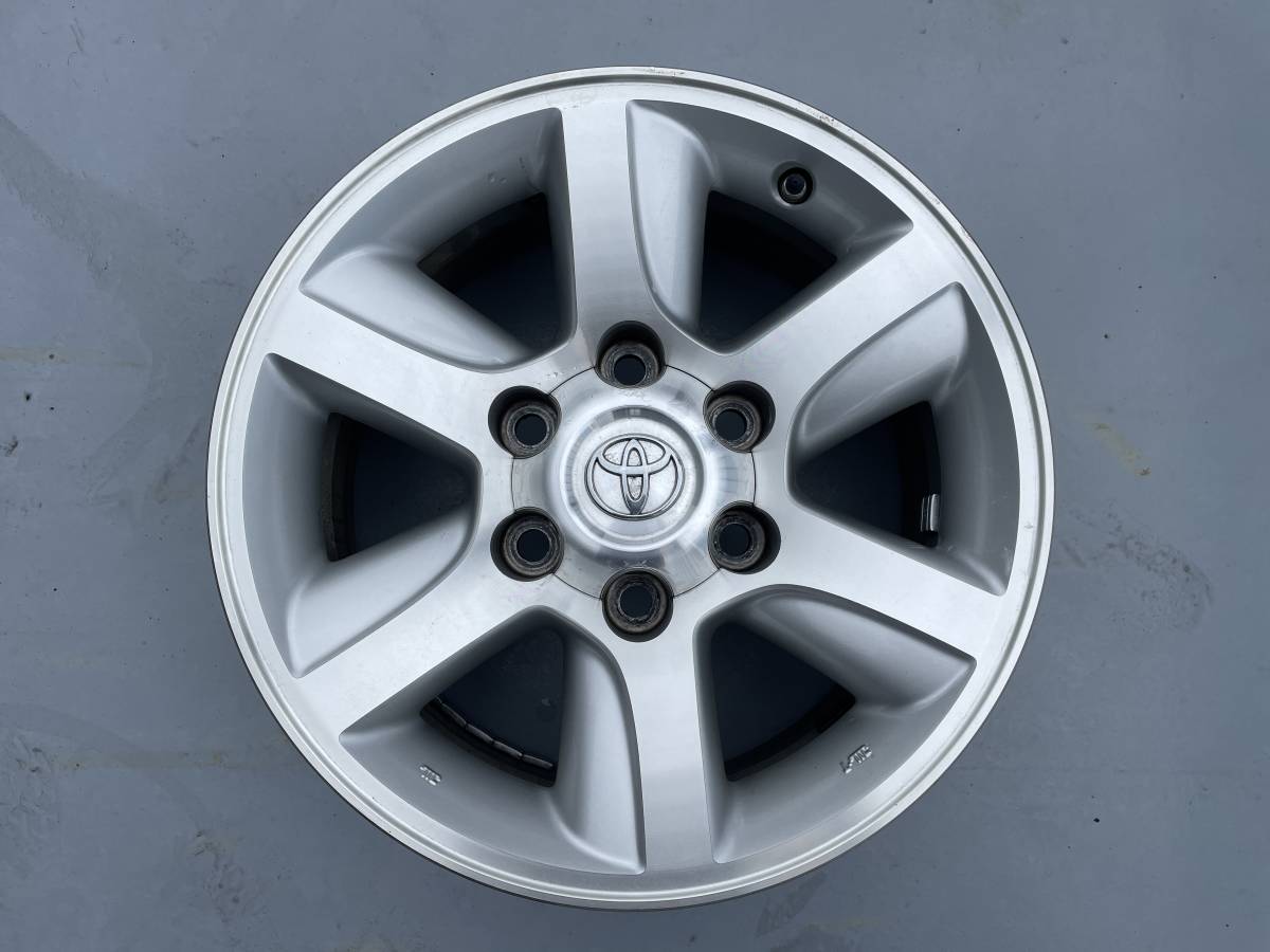 ★【中古】トヨタ　純正　ホイール　４本セット　16×7J　6穴　PCD139.7　インセット27★_画像3