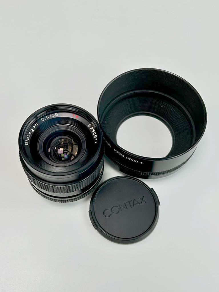コンタックス CARL ZEISS DISTAGON 35mm F2.8 T* CONTAX C/Yマウント 動作品