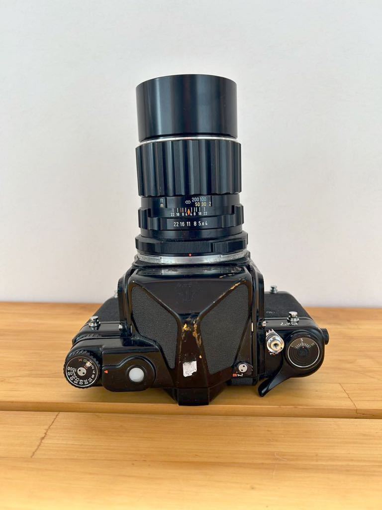ペンタックス PENTAX 6x7 SUPER-MULTI-COATED TAKUMAR 6x7 200mm F4 中判カメラ フィルムカメラ 現状品_画像6
