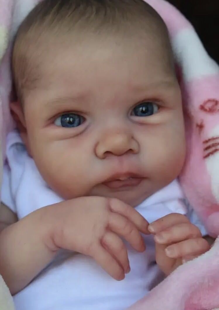 リボーンドール　赤ちゃん人形　新生児　ハーフ顔　REBORN 20インチ　50cm 1.2kg リアル赤ちゃん　本物思考製造　ベビードール