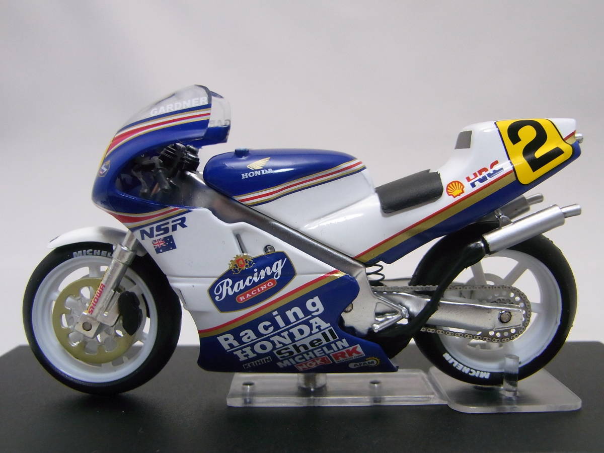 ★人気商品★HONDA NSR 500 Wayne Gardner 1987 1/24 チャンピオンバイク ホンダ NSR500 ワイン ガードナー★検索:ロスマンズ _画像4