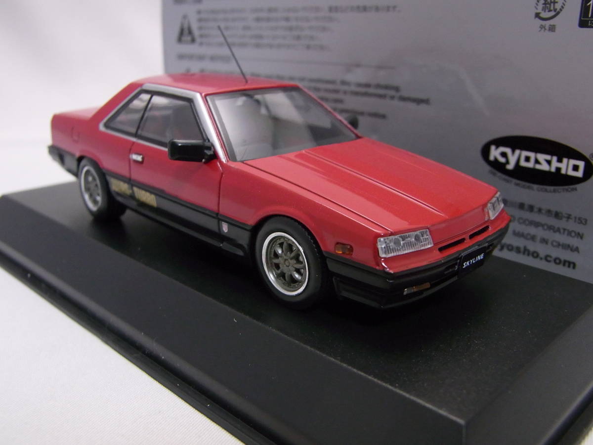 ★希少!★NISSAN SKYLINE 2000 RS-X TURBO C 赤/黒 8spoke Wheels 1/43【KDR30 スカイライン 後期 鉄仮面】★美品!★ワタナベ R30_画像7