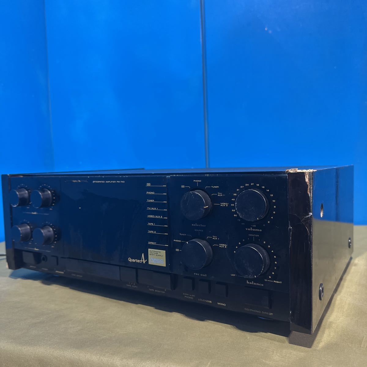 岐阜発 marantz マランツ PM-74D デジタルモニタリングアンプ プリメインアンプ オーディオ 音響機器 通電確認済み