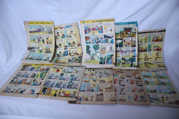 ベルギー ヴィンテージ SPIROU 古い雑誌 まとめて10冊セット！1961年 1962年 1965年_画像8