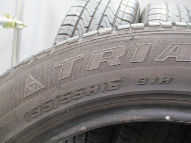 BN202 サマー 中古タイヤ 195/55R16 夏4本価格！2021年製 トライアングル　法人宛/営業所止め送料無料 20プリウス アクア_画像4