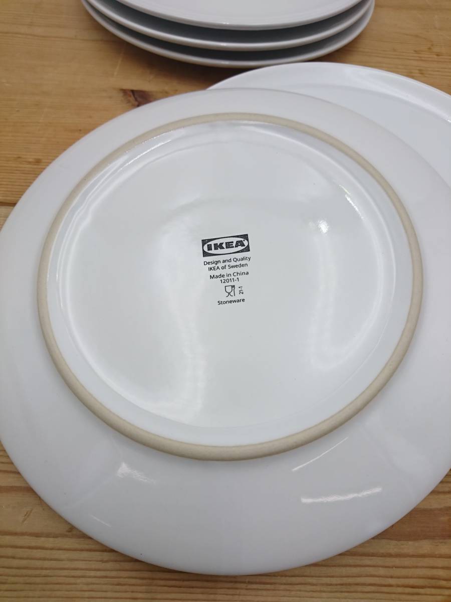 (D-2310TW17)#IKEA# Ikea # plate #6 point #Φ20cm×H1.5cm# white # ceramics made # tableware #
