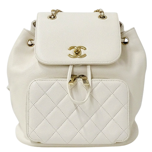 珍しい リュック ブランド レディース マトラッセ バッグ CHANEL シャネル バックパック コンパクト 白 ゴールド金具 ホワイト キャビアスキン リュックサック 珍しい リュック ブランド レディース マトラッセ バッグ CHANEL シャネル バックパック コンパクト 白 ゴールド金具 ホワイト キャビアスキン リュックサック