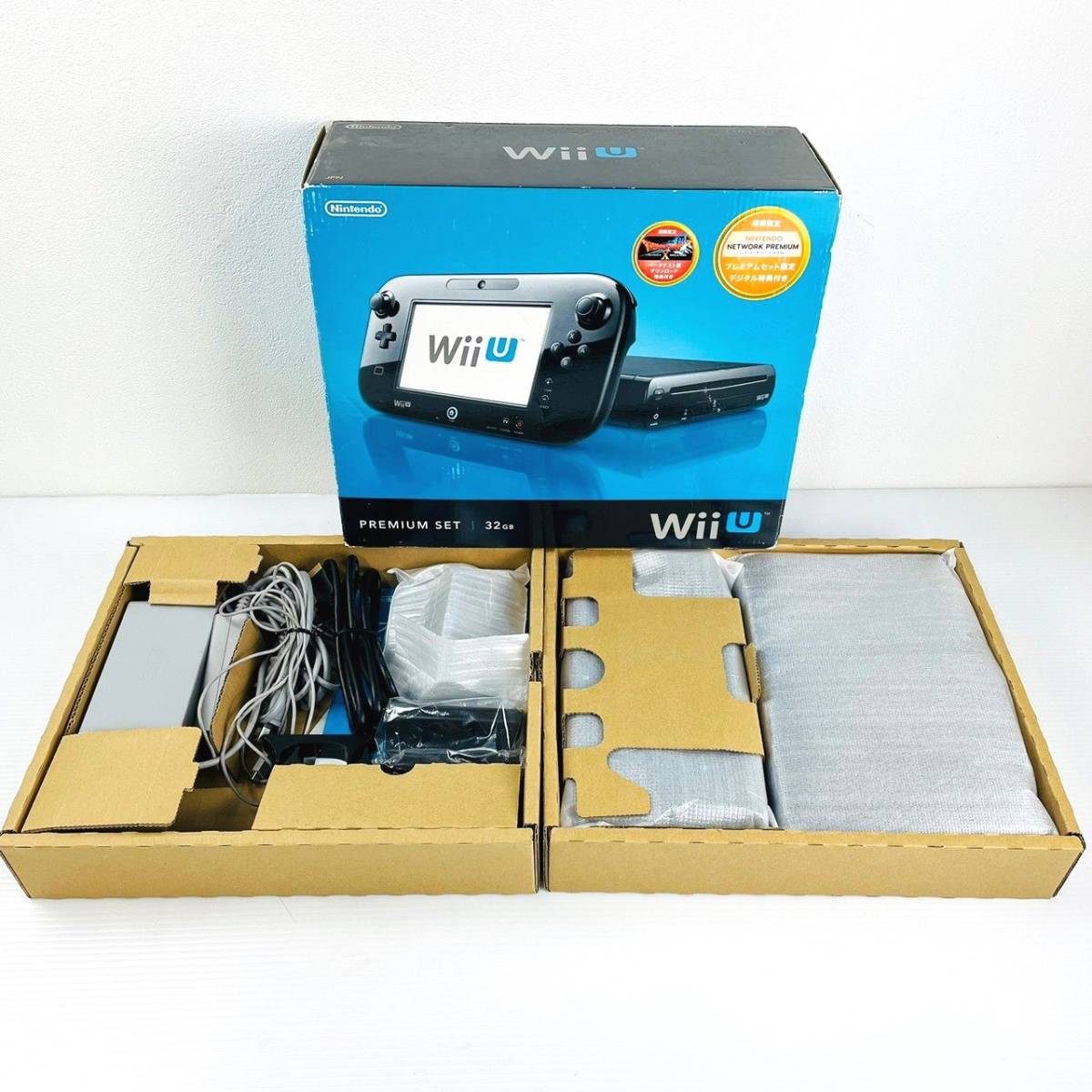 40 ☆美品！☆ 任天堂Wii U プレミアムセット32GB クロブラック黒本体
