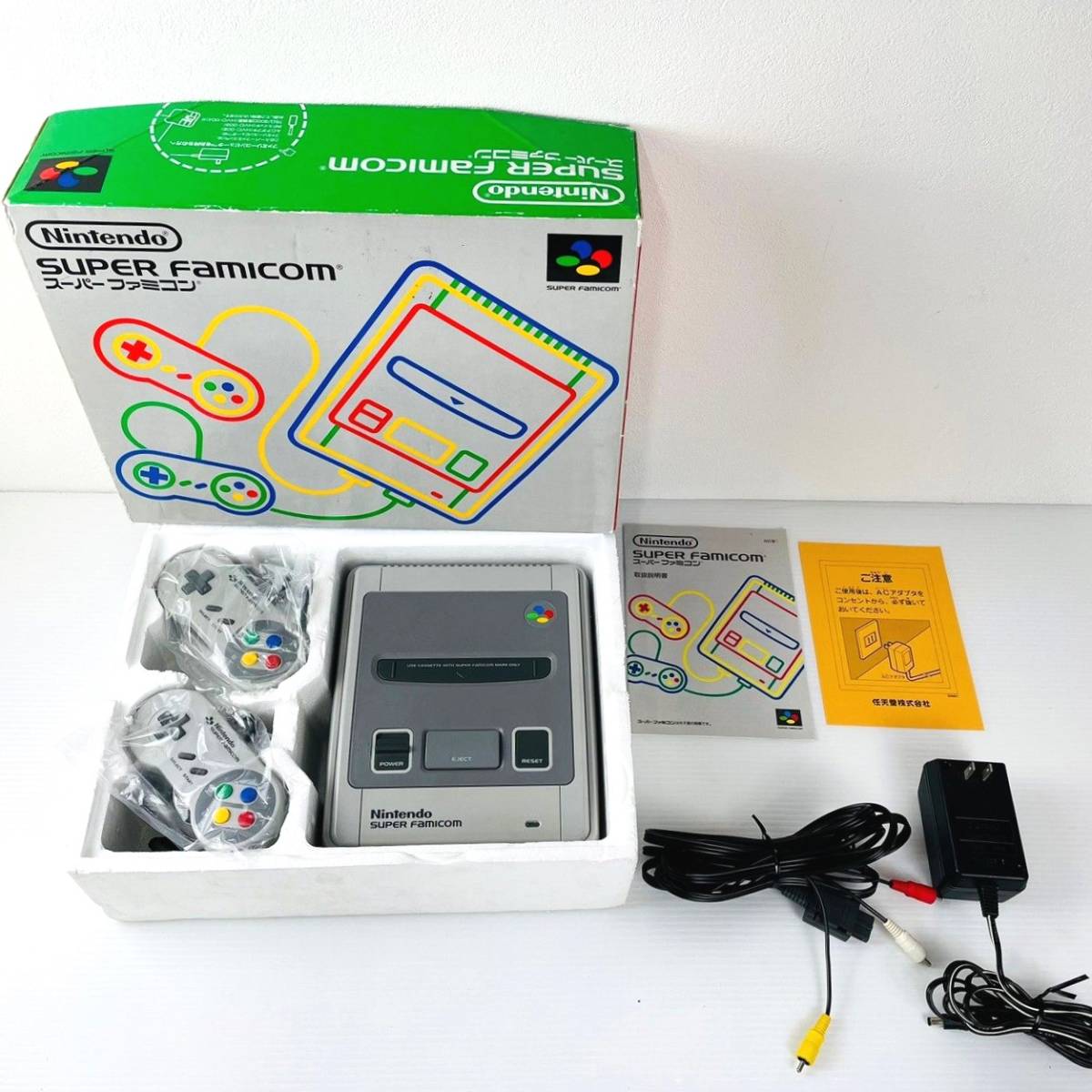 13 ☆美品！動作OK☆ 任天堂 SFC スーパーファミコン 本体 SHVC-001