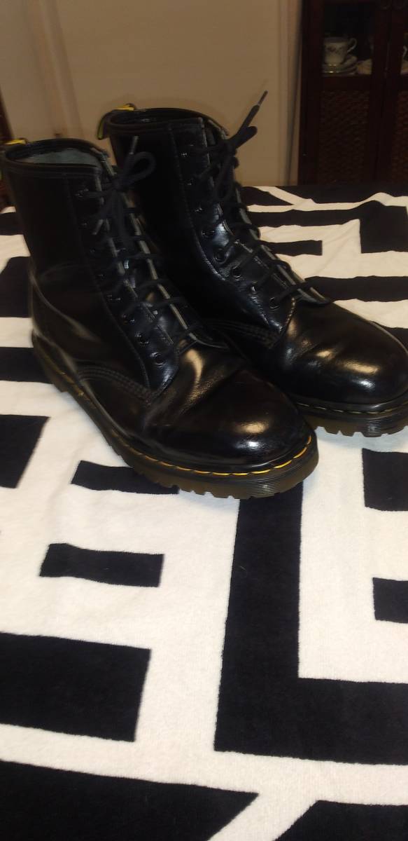 ドクターマーチン　8ホールブーツ　UK10 JP29.0cm Dr.Martens DR.MARTENS AIR CUSHION SOLE MADE IN ENGLAND_画像1