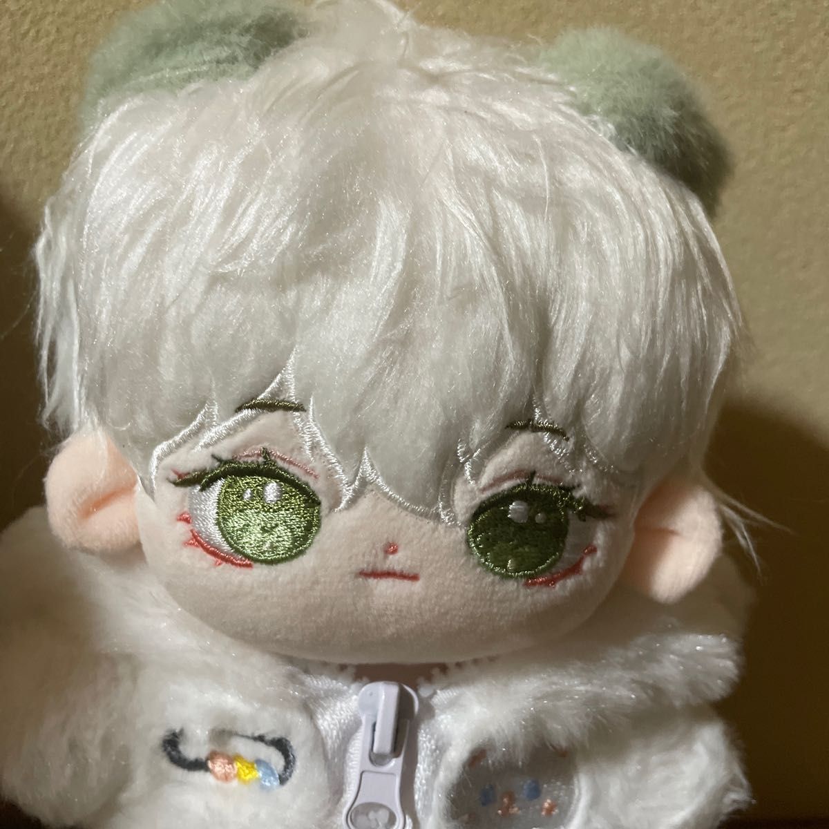 20cmぬい 服付き 白髪 緑目 着せ替え ぬいぐるみ 無属性 ぬい